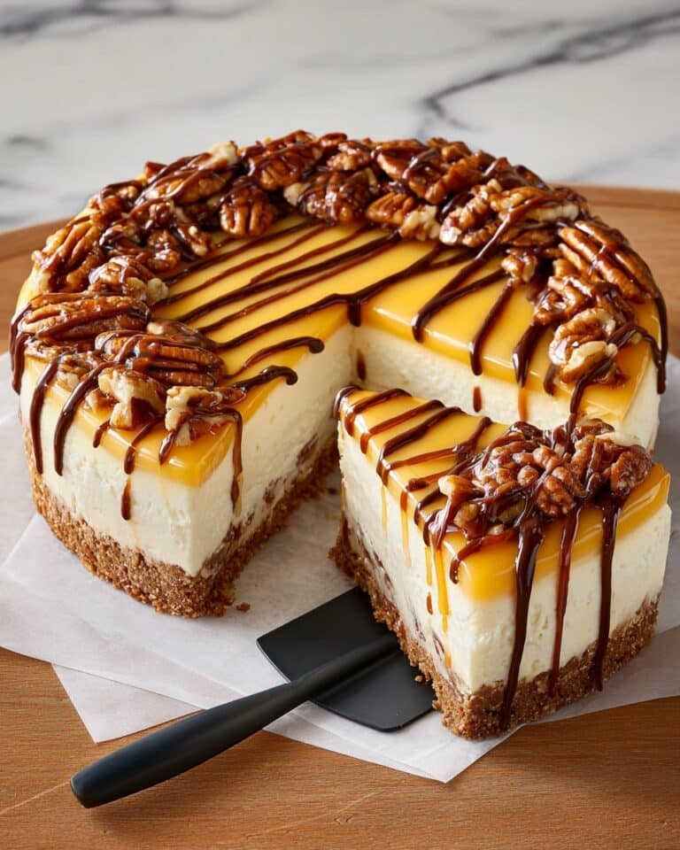 Keto Turtle Cheesecake Recipe