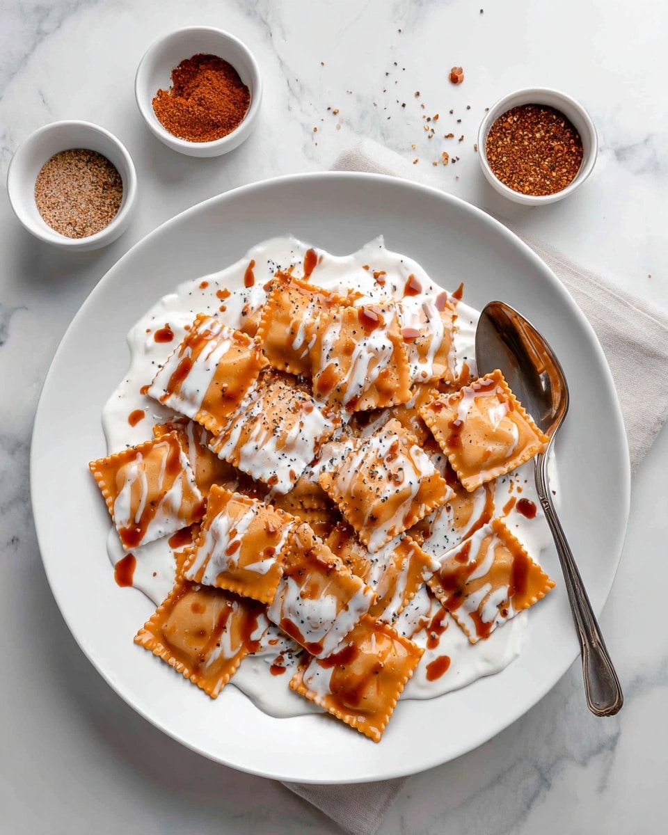 Turkish Dumplings with Garlicky Yogurt and Spiced Oil Recipe