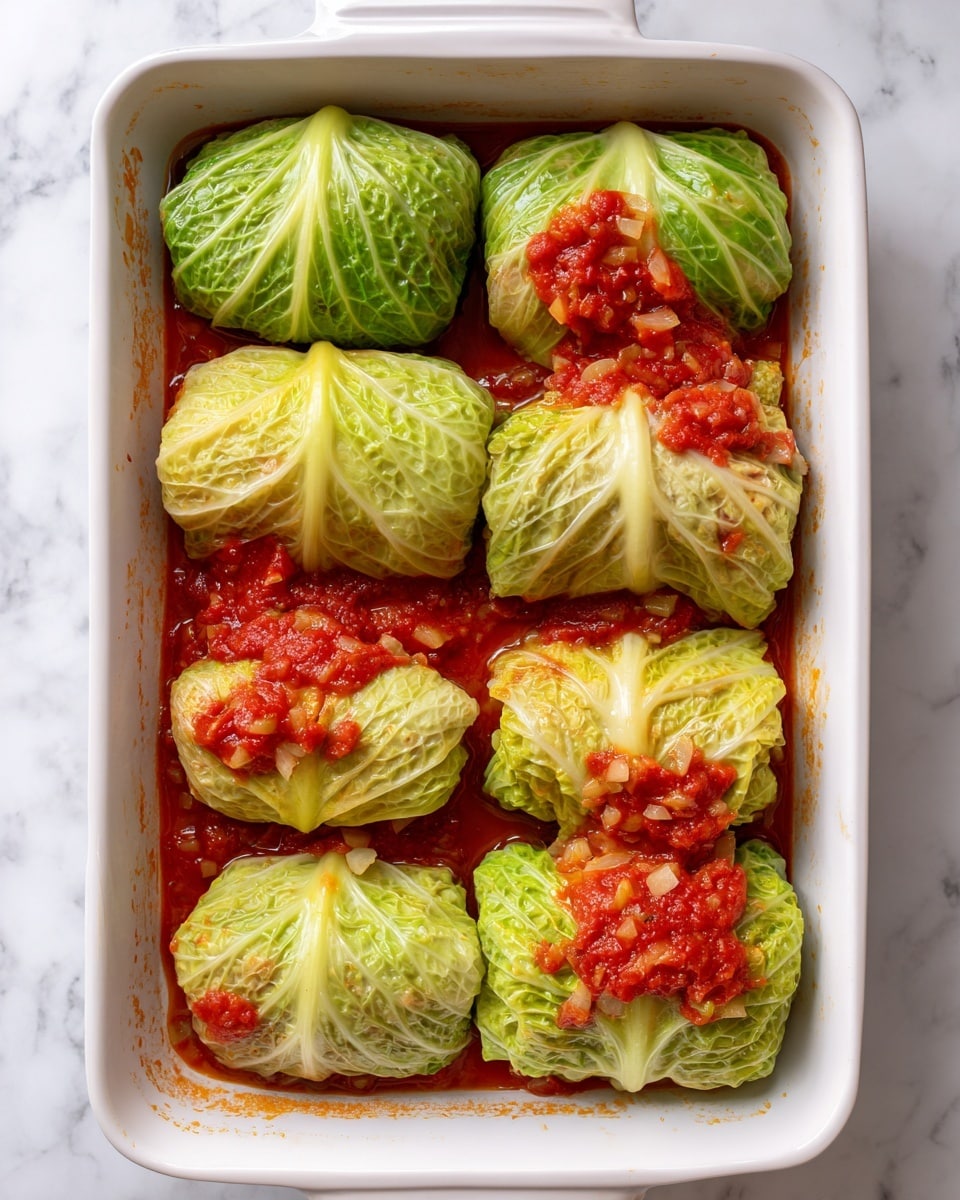 Vegetarian Stuffed Cabbage Rolls Recipe
