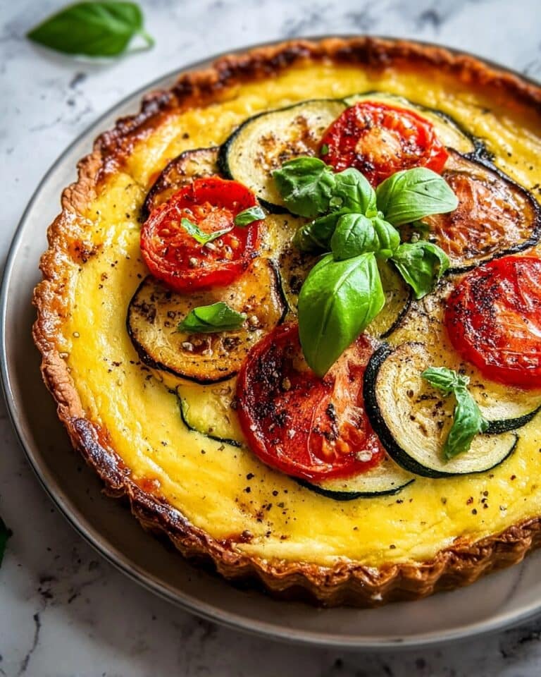Roasted Ratatouille Quiche Recipe