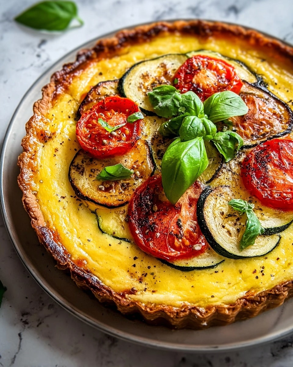 Roasted Ratatouille Quiche Recipe
