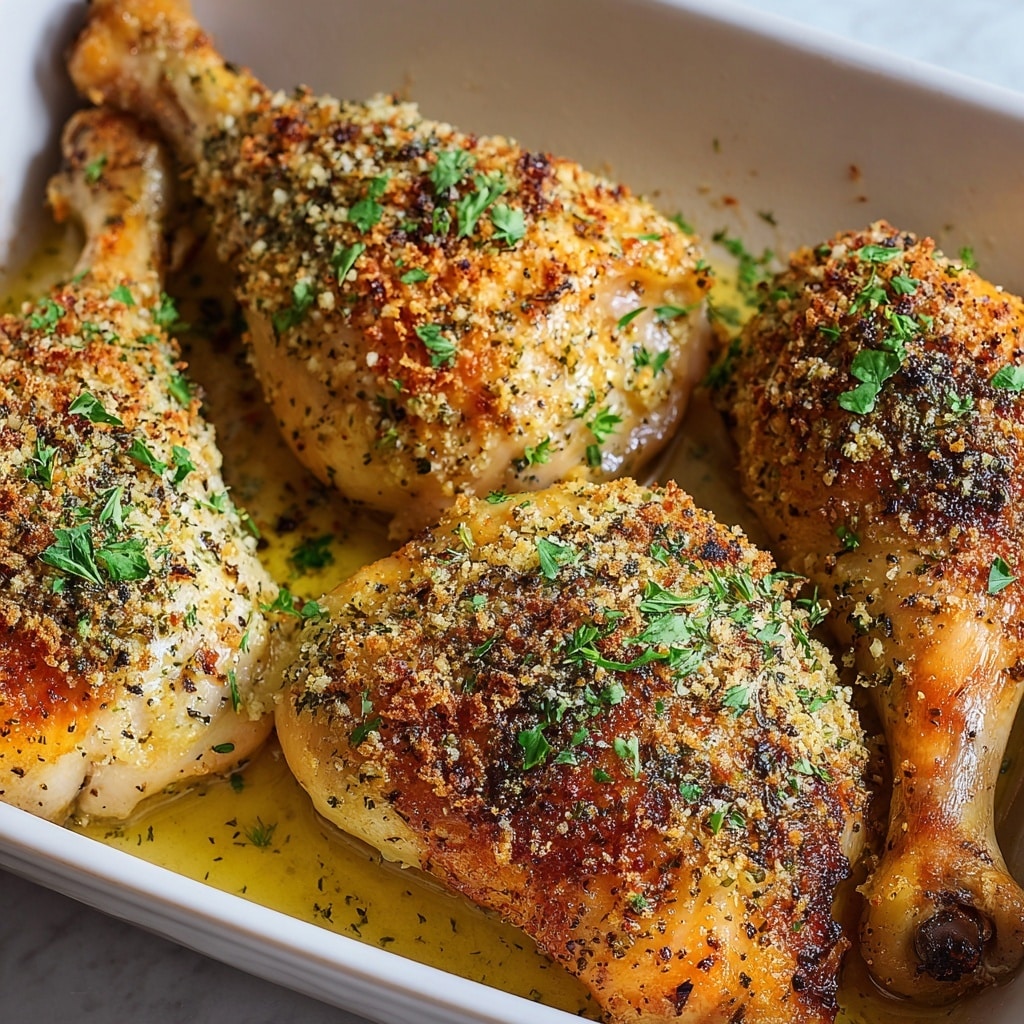 Garlic Parmesan Chicken Legs Recipe