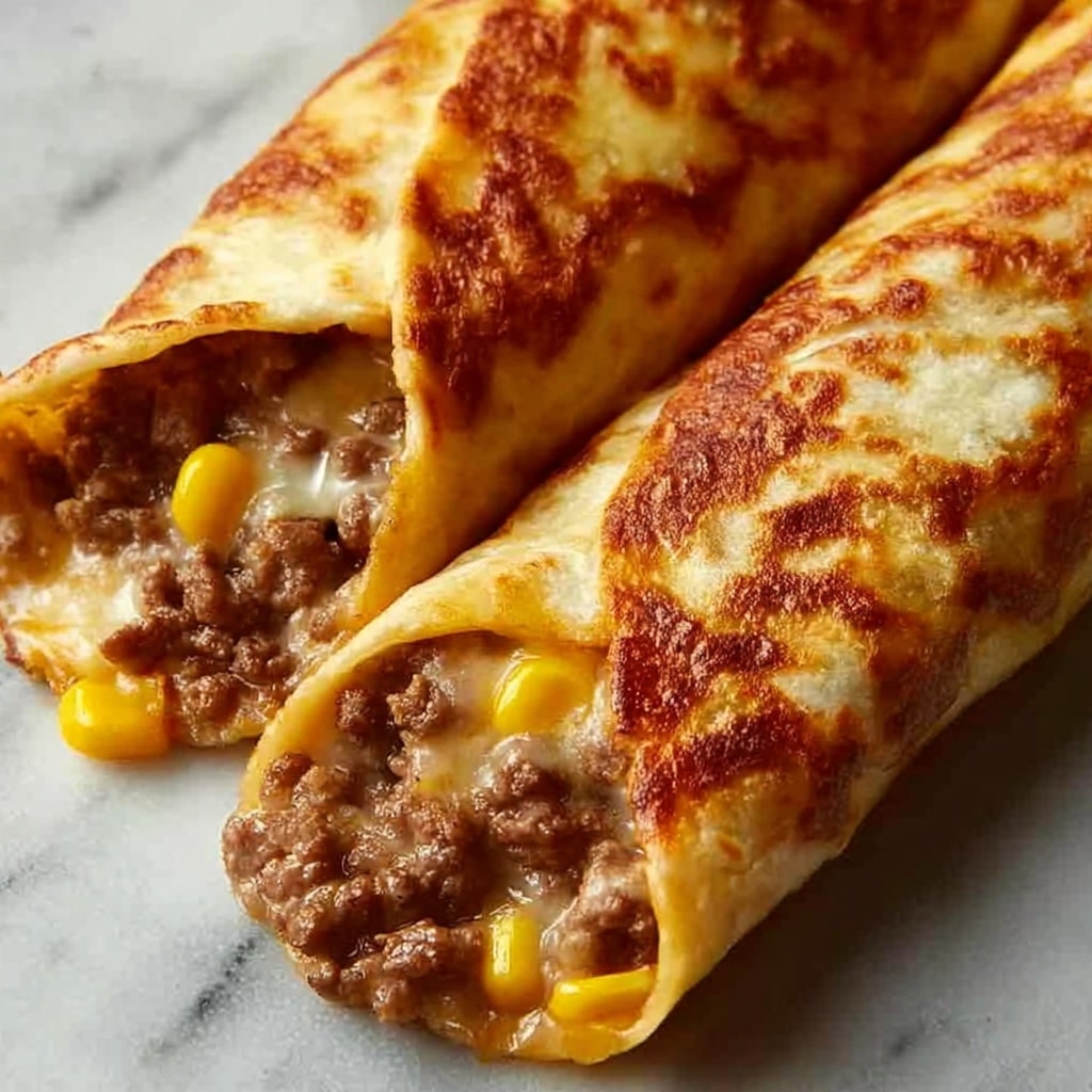 Beef and Cheese Chimichangas Recipe 6 Beef and Cheese Chimichangas Recipe - Recipe Image