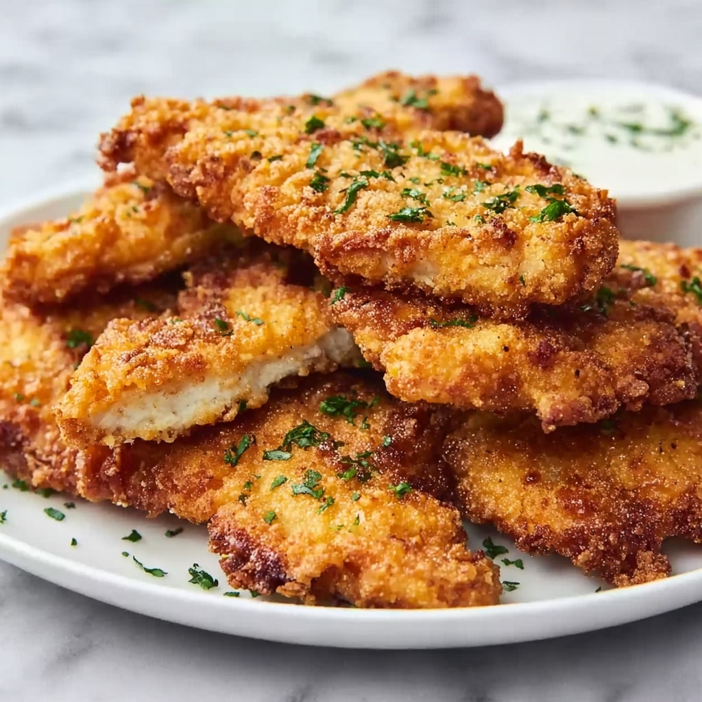Crispy Chicken Tenders Recipe 6 Crispy Chicken Tenders Recipe - Recipe Image