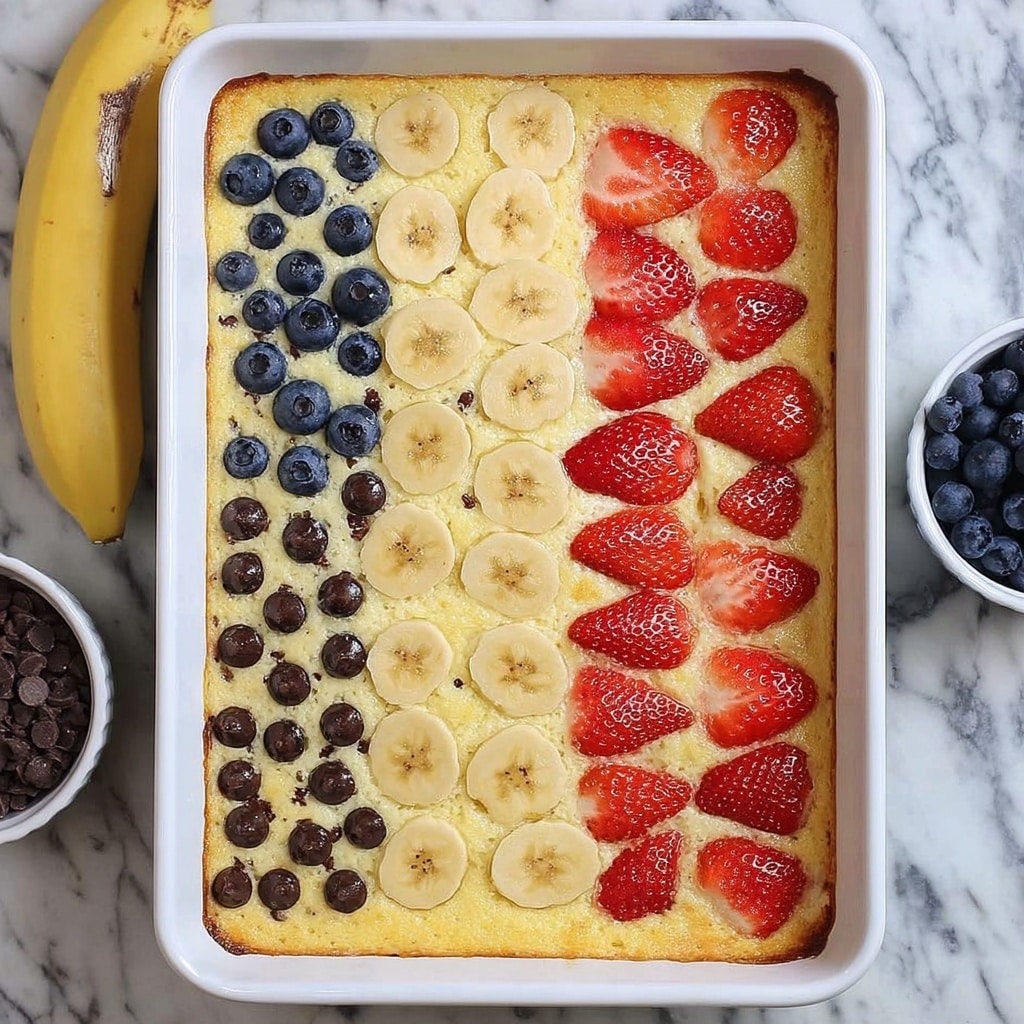 Sheet Pan Pancakes with Fresh Berries, Bananas, and Chocolate Chips Recipe 5 Sheet Pan Pancakes with Fresh Berries, Bananas, and Chocolate Chips Recipe - Recipe Image