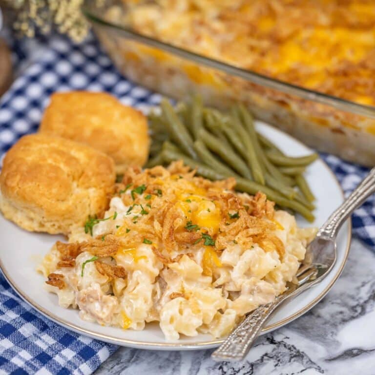 Overnight French Onion Chicken Pasta Bake Recipe
