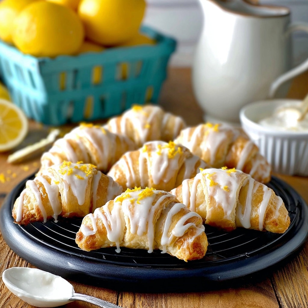 Lemon Cheesecake Crescent Rolls Recipe