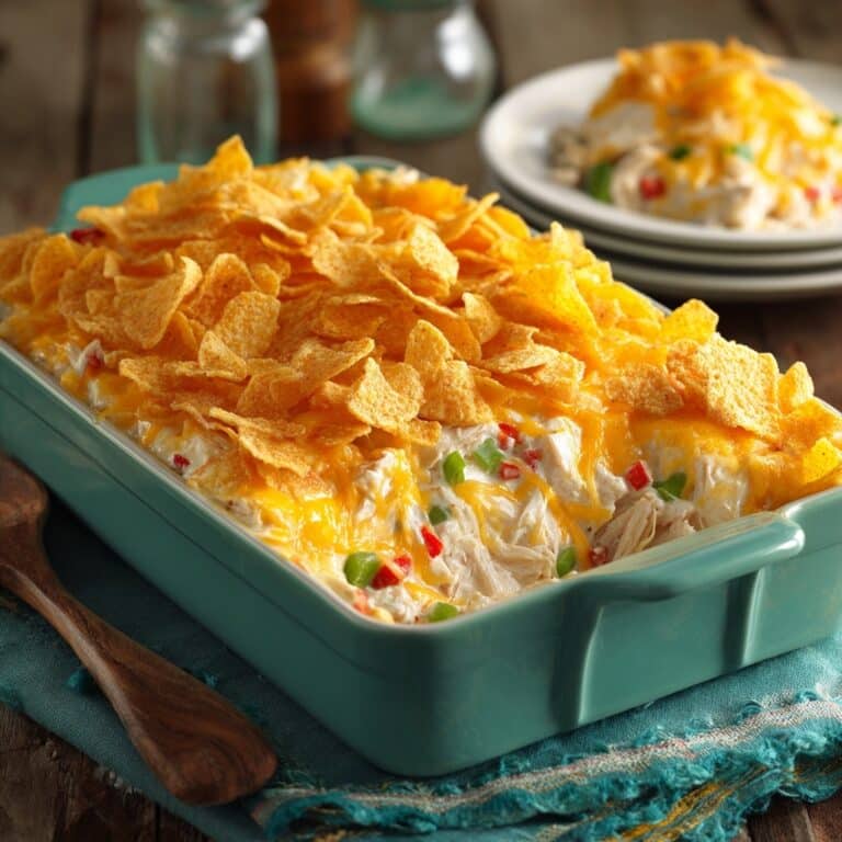 Crispy Hot Chicken Salad Casserole Recipe