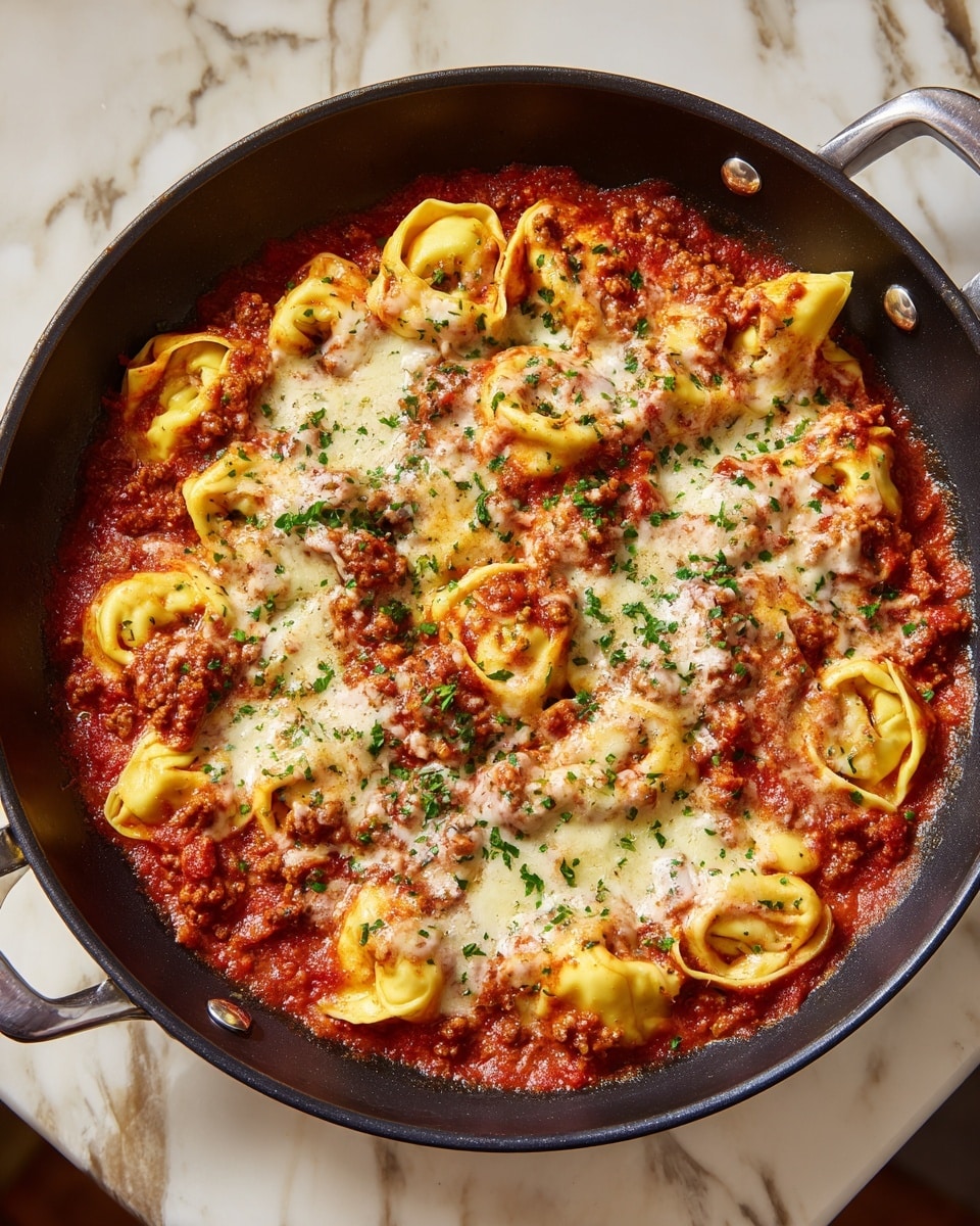 Cheesy Sausage Tortellini Bake Recipe
