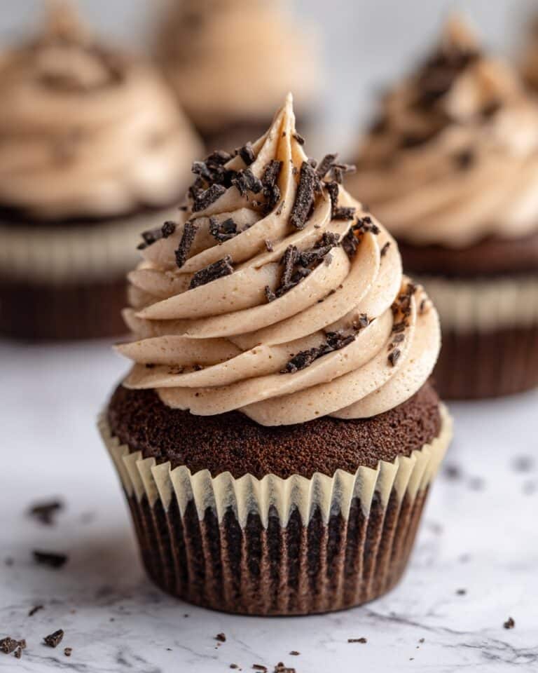 Brownie Cupcakes with Chocolate Buttercream Frosting Recipe