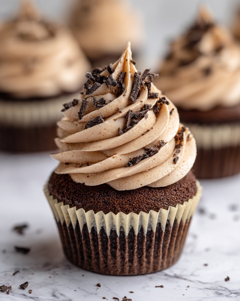 Brownie Cupcakes with Chocolate Buttercream Frosting Recipe