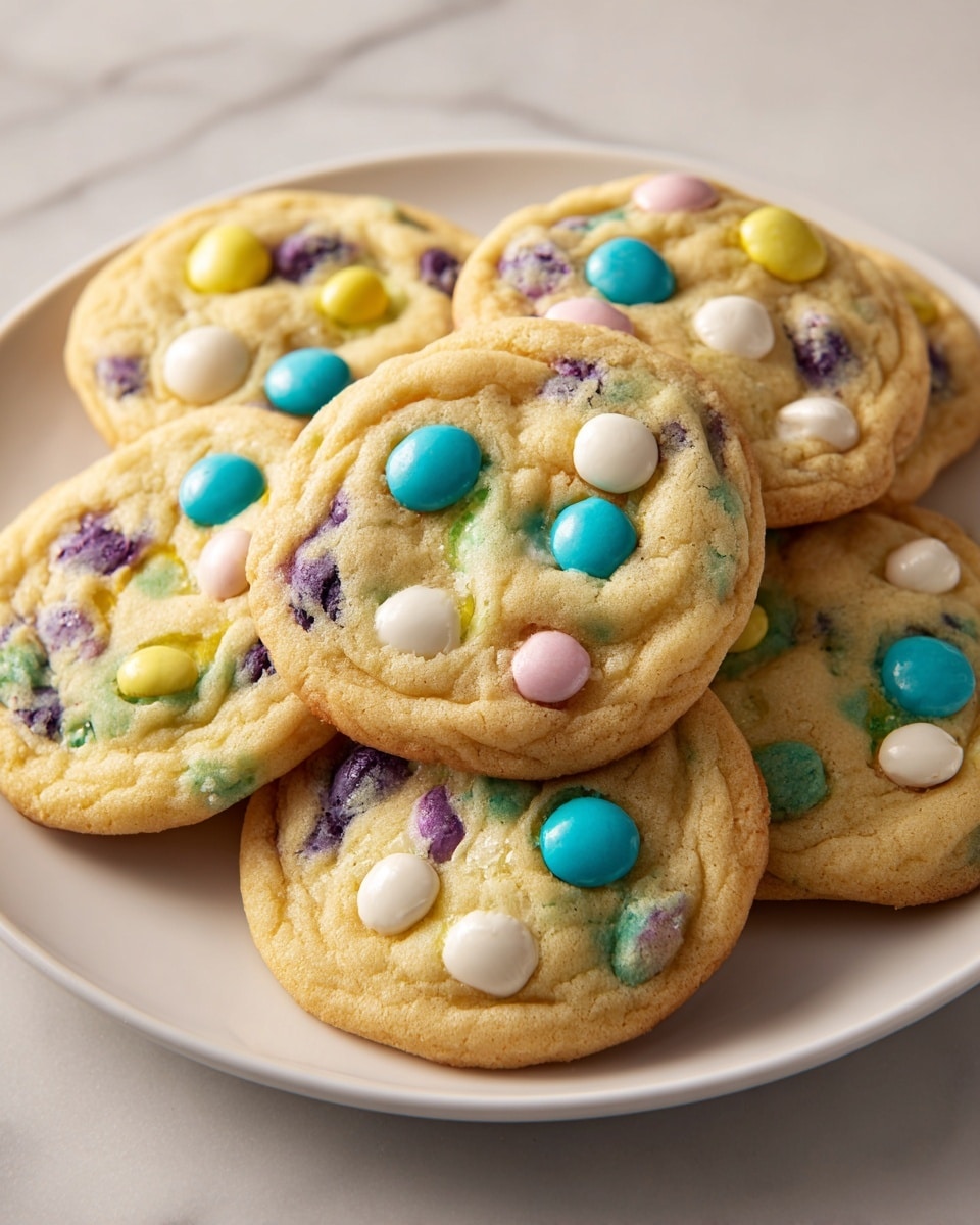 Easter M&M Cookies Recipe 5 Easter M&M Cookies Recipe - Recipe Image