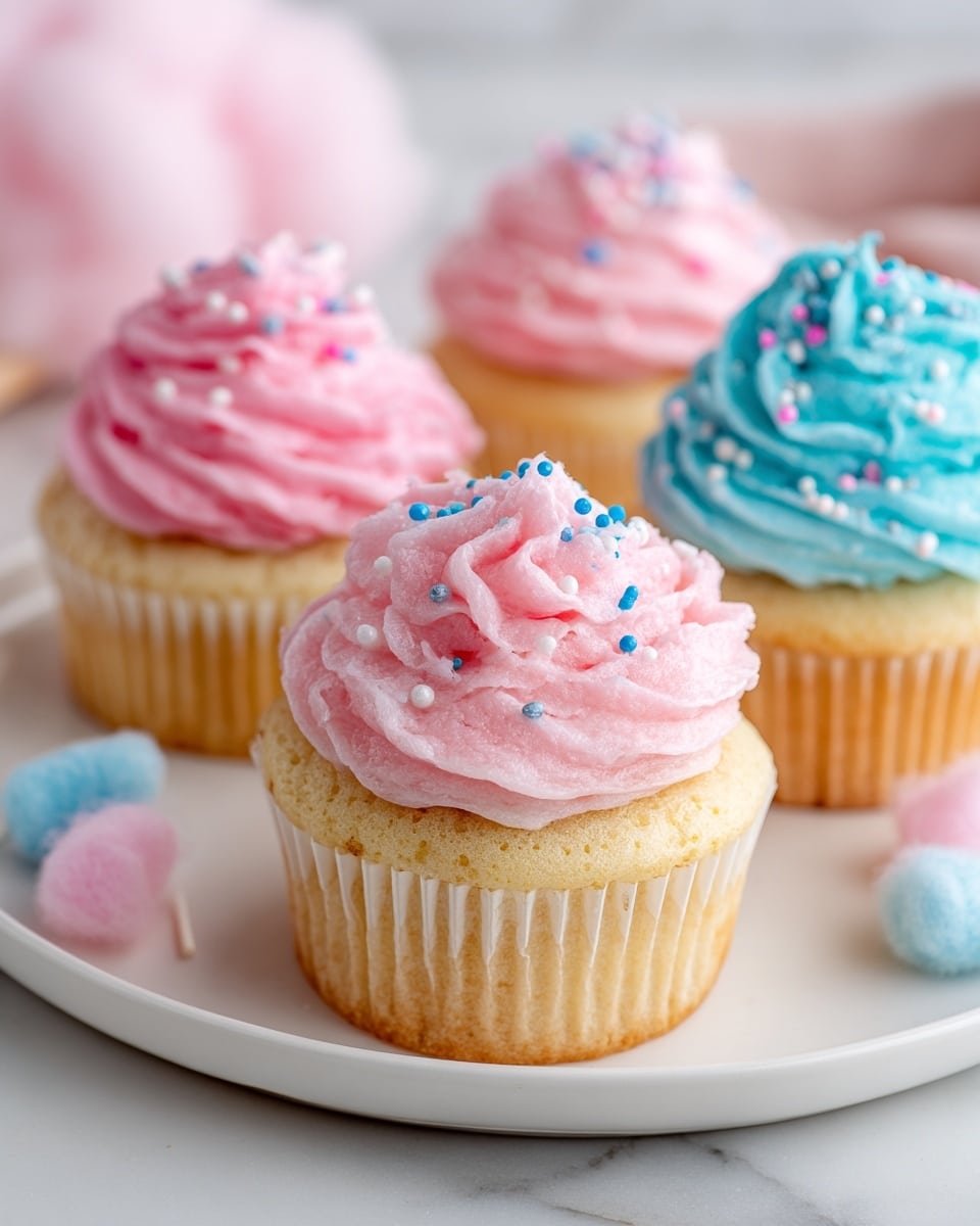 Cotton Candy Cupcakes Recipe