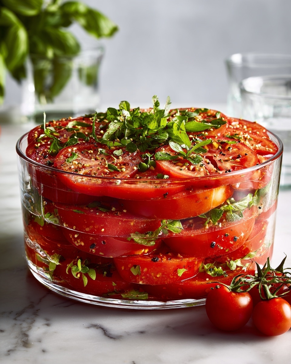 Easy Marinated Tomatoes Recipe