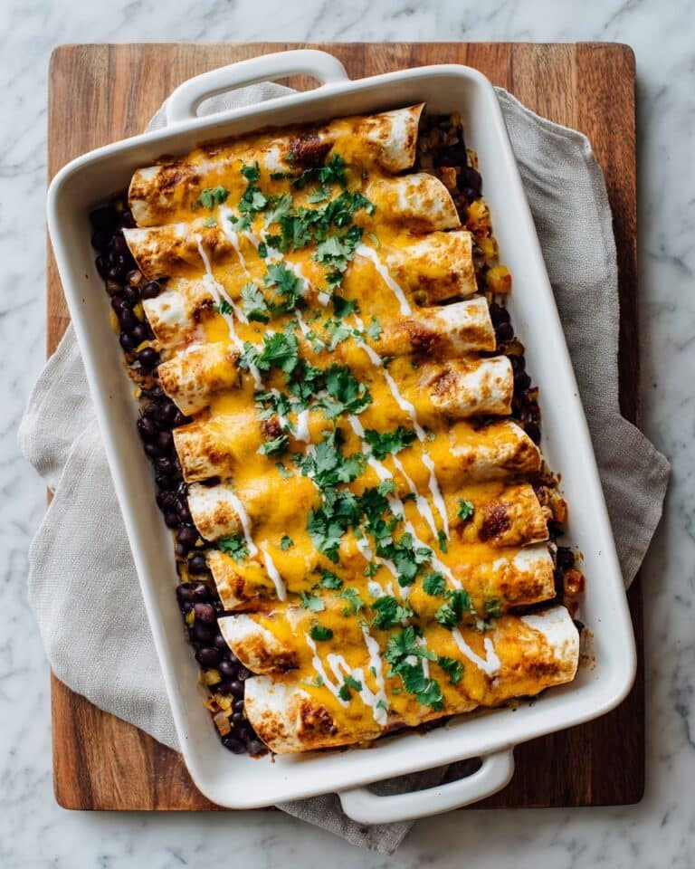Veggie and Black Bean Enchiladas Recipe