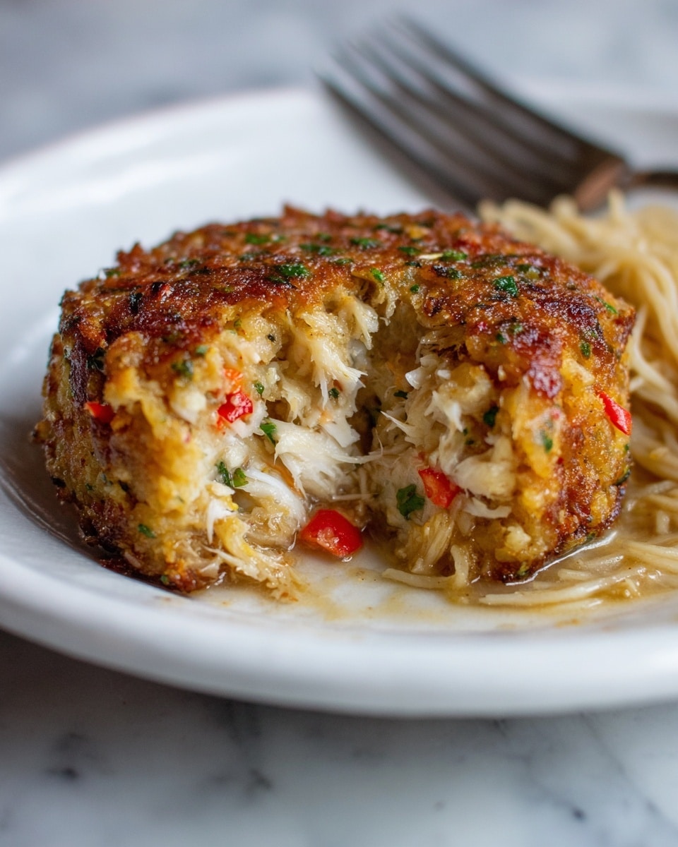 Crab Cake Scampi Recipe