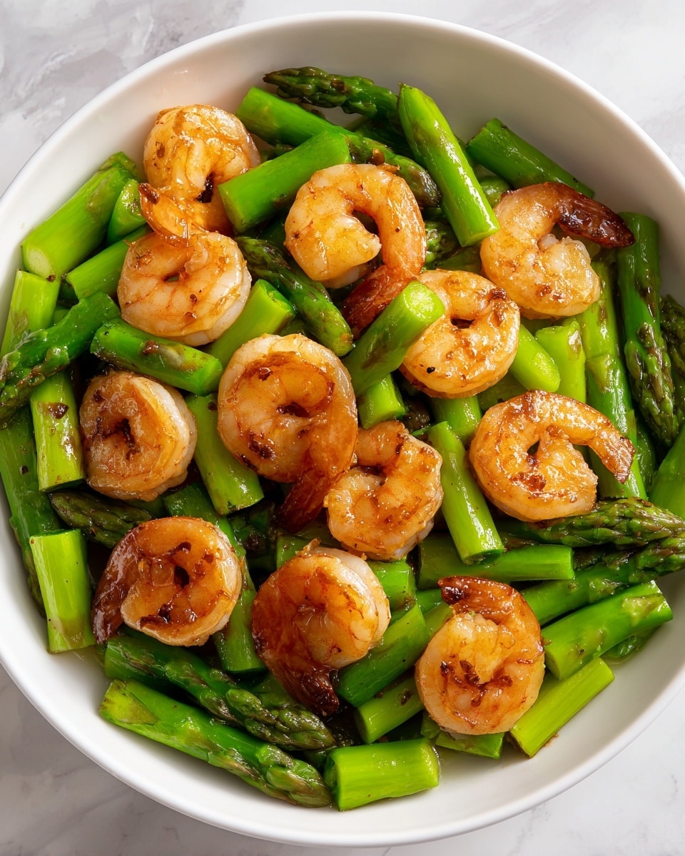Shrimp and Asparagus Stir Fry Recipe 5 Shrimp and Asparagus Stir Fry Recipe - Recipe Image