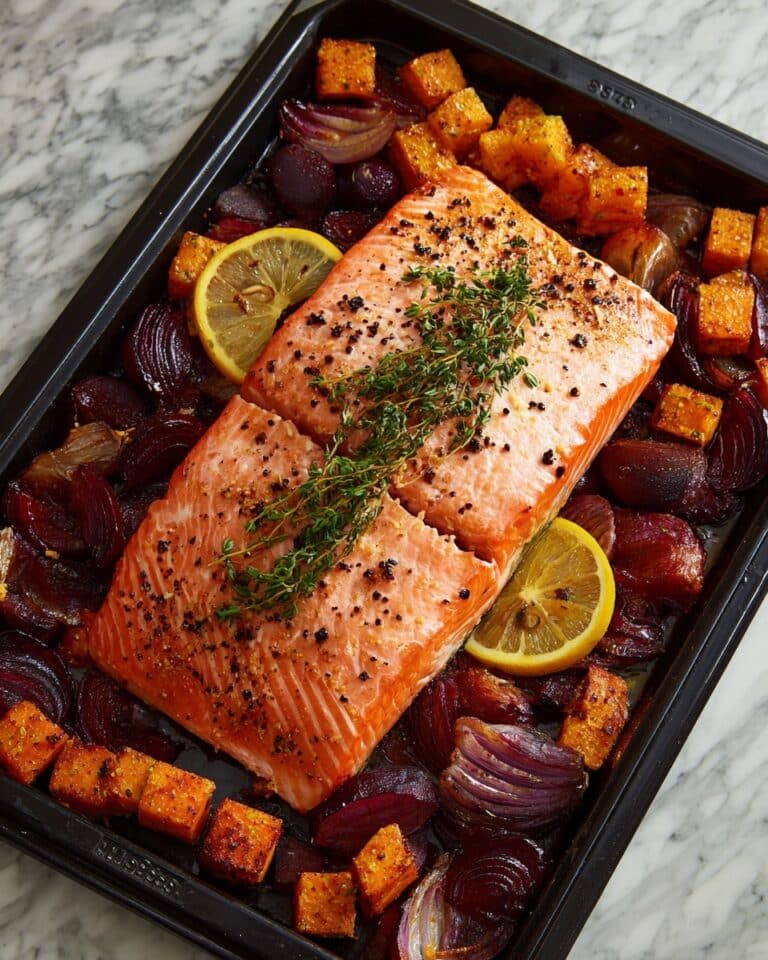Easy Salmon Traybake Recipe