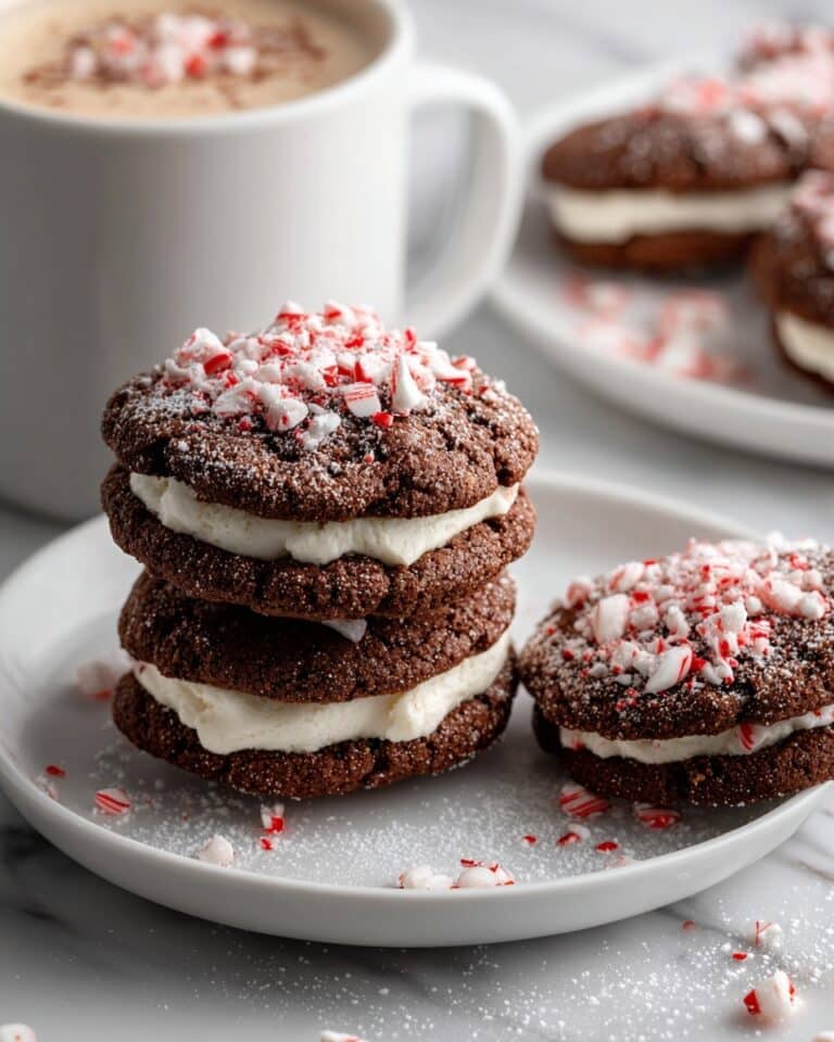 Peppermint Hot Chocolate Cookies Recipe