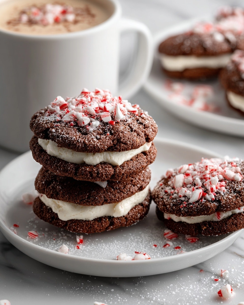 Peppermint Hot Chocolate Cookies Recipe