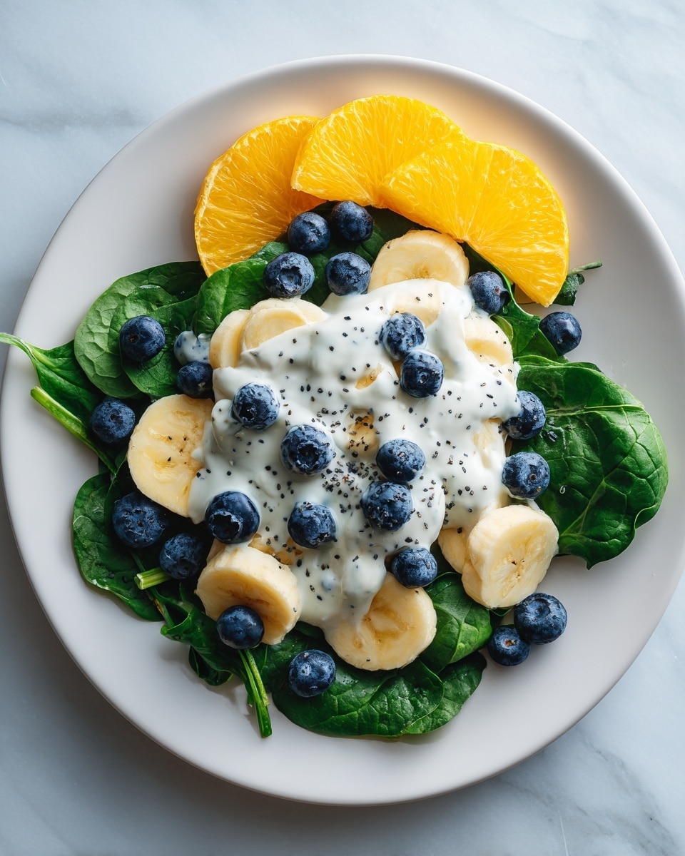 Blueberry Spinach Salad with Orange Poppy Seed Dressing Recipe 5 Blueberry Spinach Salad with Orange Poppy Seed Dressing Recipe - Recipe Image