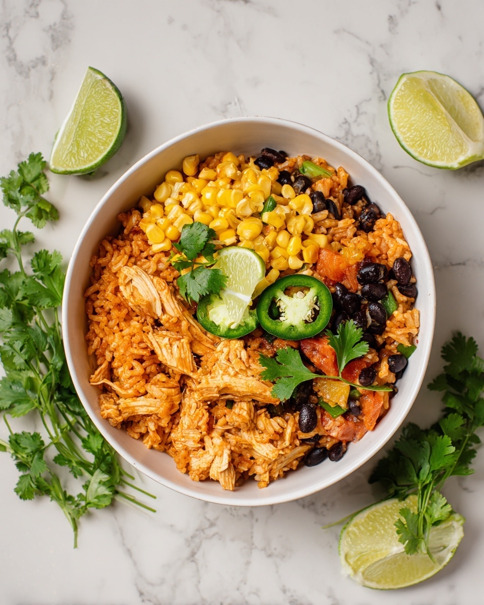 Instant Pot Chicken and Rice Burrito Bowls Recipe