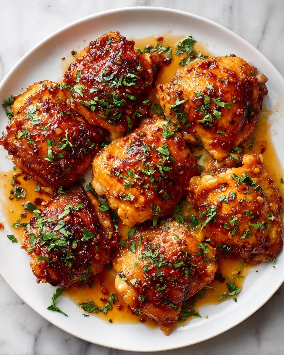 Honey Garlic Chicken Thighs Recipe