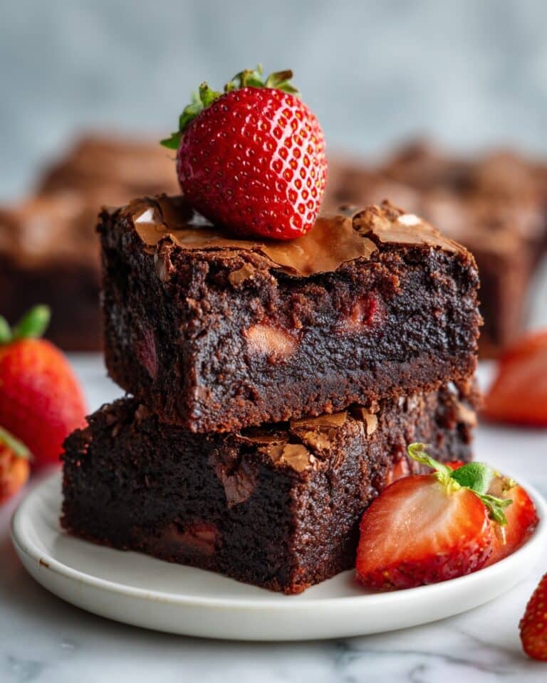 Strawberry Brownies Recipe