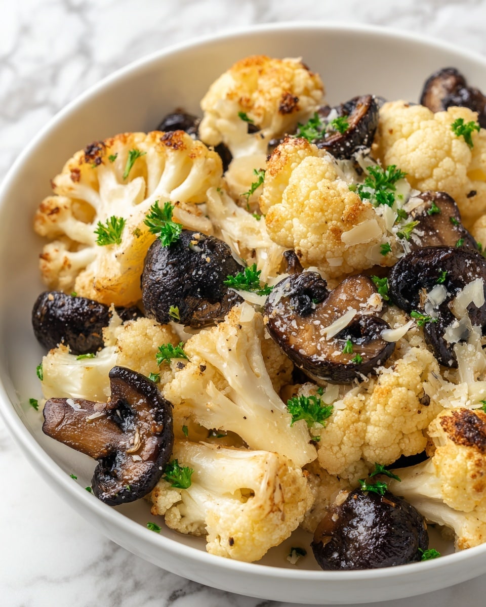 Garlic Cauliflower Mushroom Skillet: Easy One-Pan Recipe