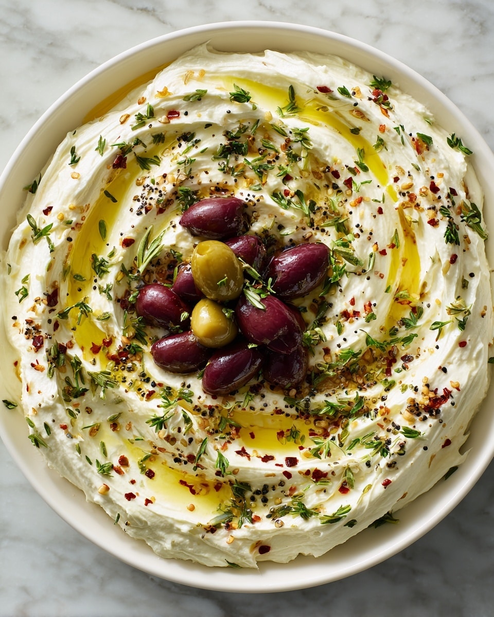 Whipped Feta with Tangy Olives Recipe