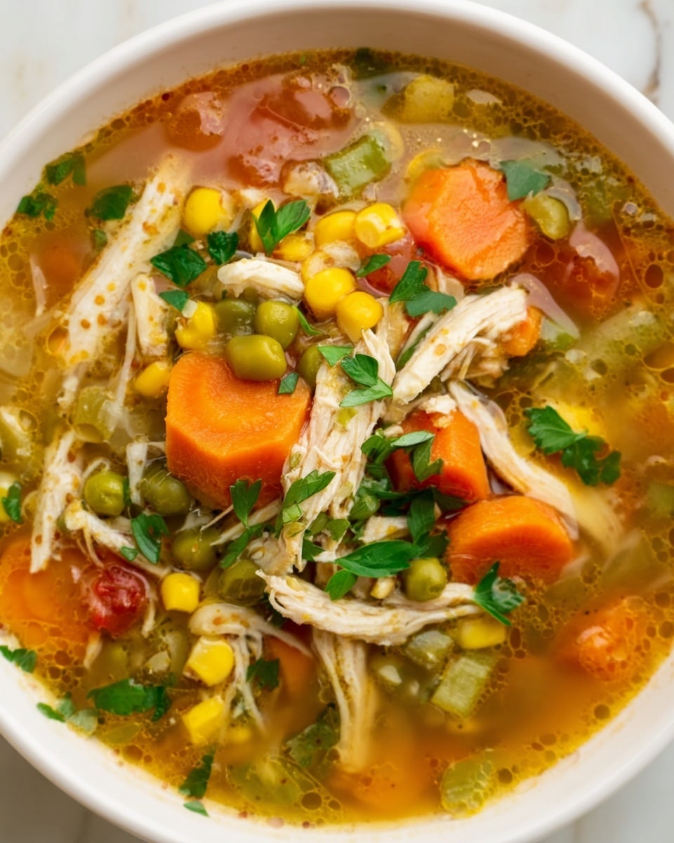 Healthy Chicken Vegetable Soup Recipe 6 Healthy Chicken Vegetable Soup Recipe - Recipe Image