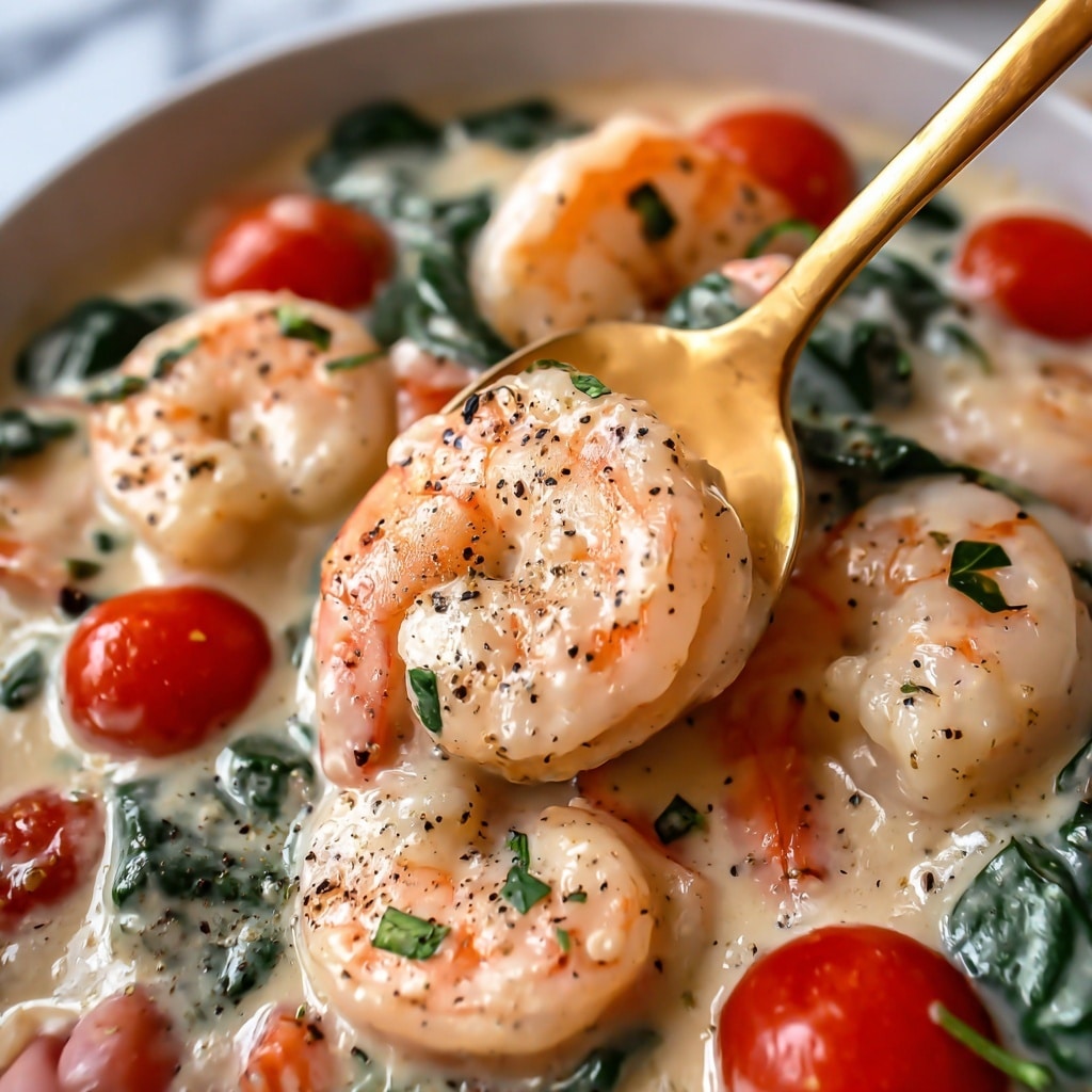 Tuscan Shrimp in Creamy Tomato Sauce Recipe