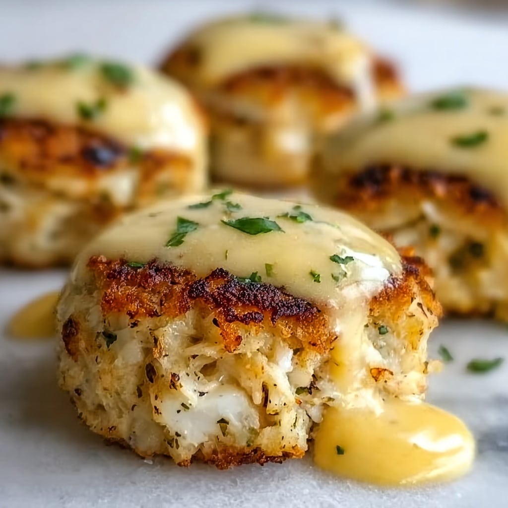 Cheddar Bay Crab Cakes with Lemon Butter Drizzle Recipe 5 Cheddar Bay Crab Cakes with Lemon Butter Drizzle Recipe - Recipe Image