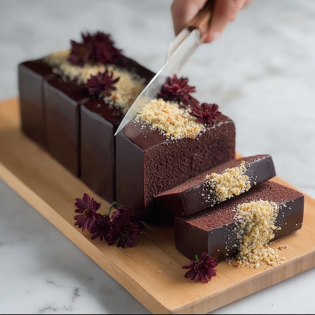 Chocolate Terrine Cake: Decadent Chocolate Cake with Rich Chocolate Terrine and Ganache Recipe