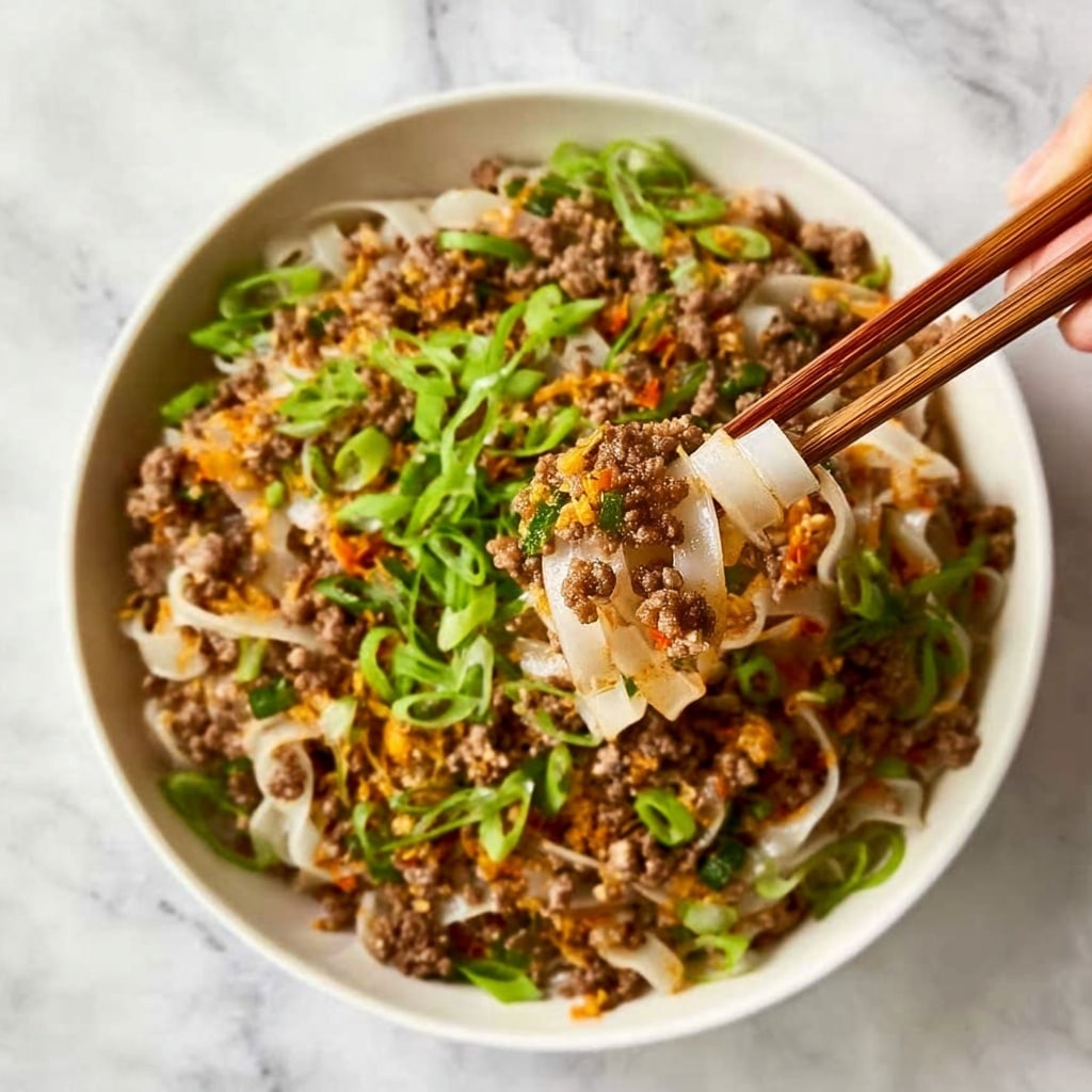 Sticky Hoisin Beef Noodle Bowl Recipe