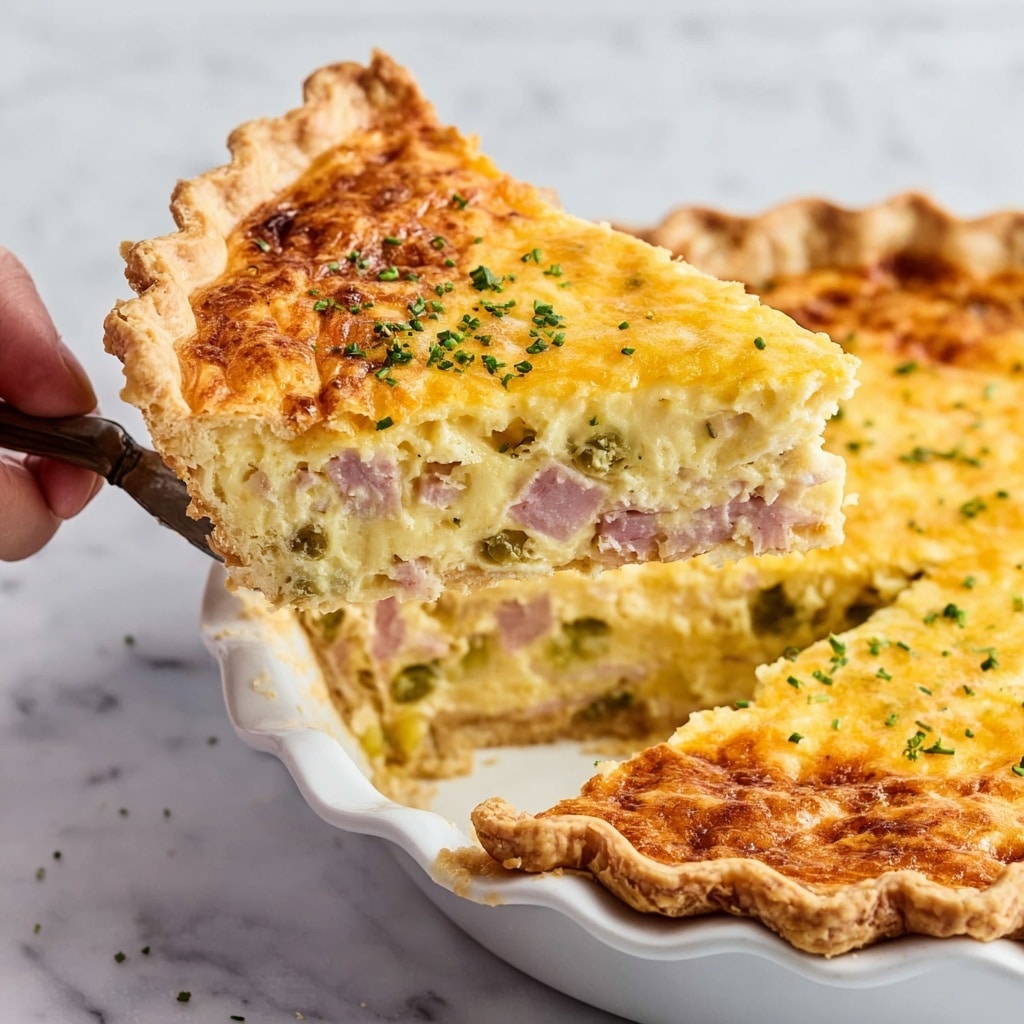 Ham and Cheese Quiche Recipe 6 Ham and Cheese Quiche Recipe - Recipe Image