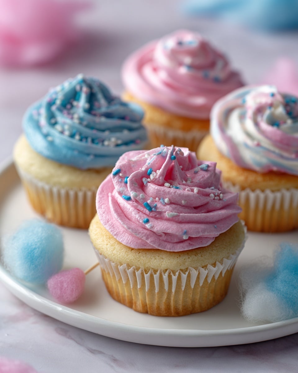 Cotton Candy Cupcakes Recipe 5 Cotton Candy Cupcakes Recipe - Recipe Image