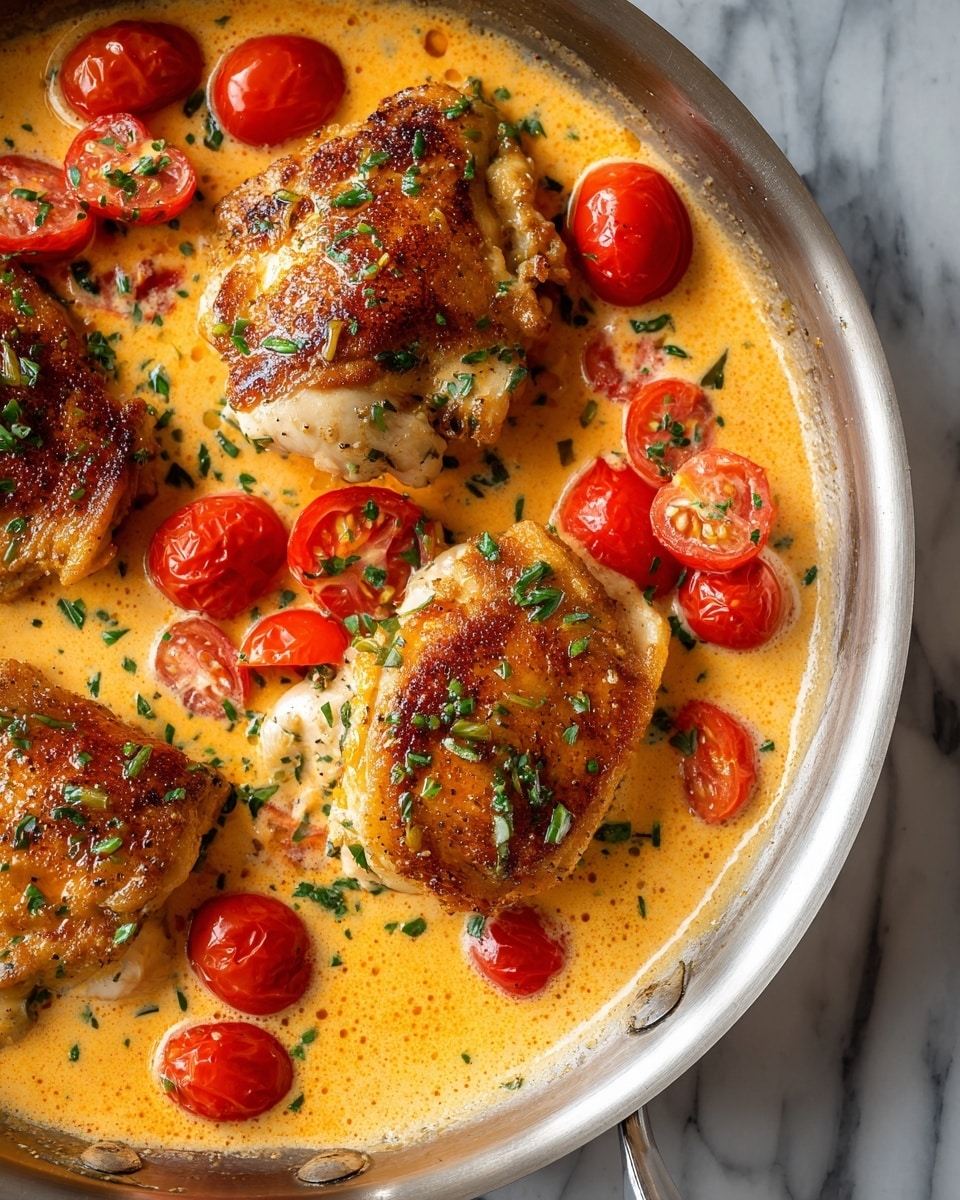 Creamy Pesto Chicken with Roasted Tomatoes Recipe 5 Creamy Pesto Chicken with Roasted Tomatoes Recipe - Recipe Image