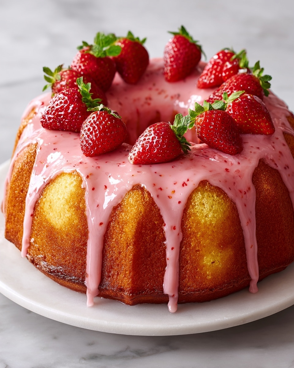 Strawberry Milkshake Pound Cake Recipe 5 Strawberry Milkshake Pound Cake Recipe - Recipe Image