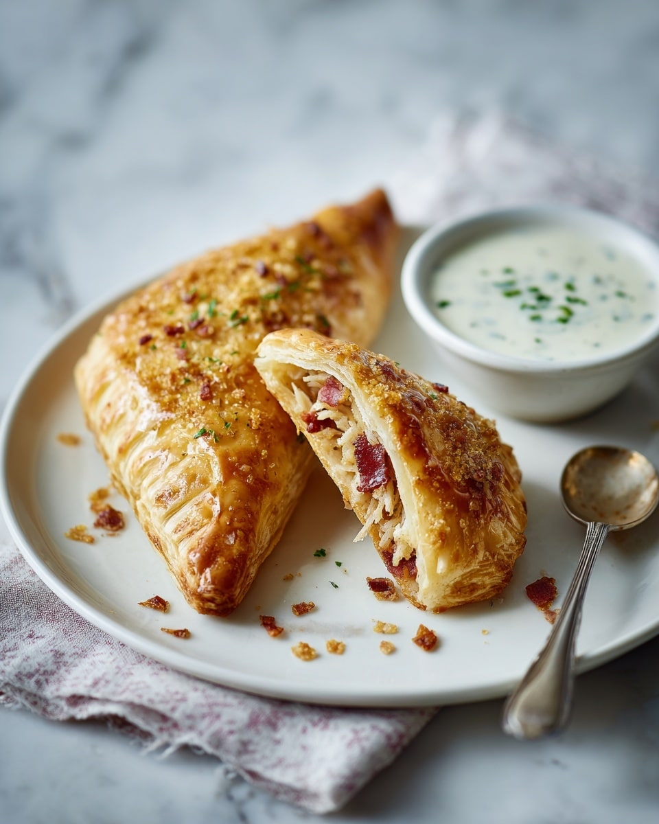 Buffalo Chicken Pastry Bites Recipe 5 Buffalo Chicken Pastry Bites Recipe - Recipe Image