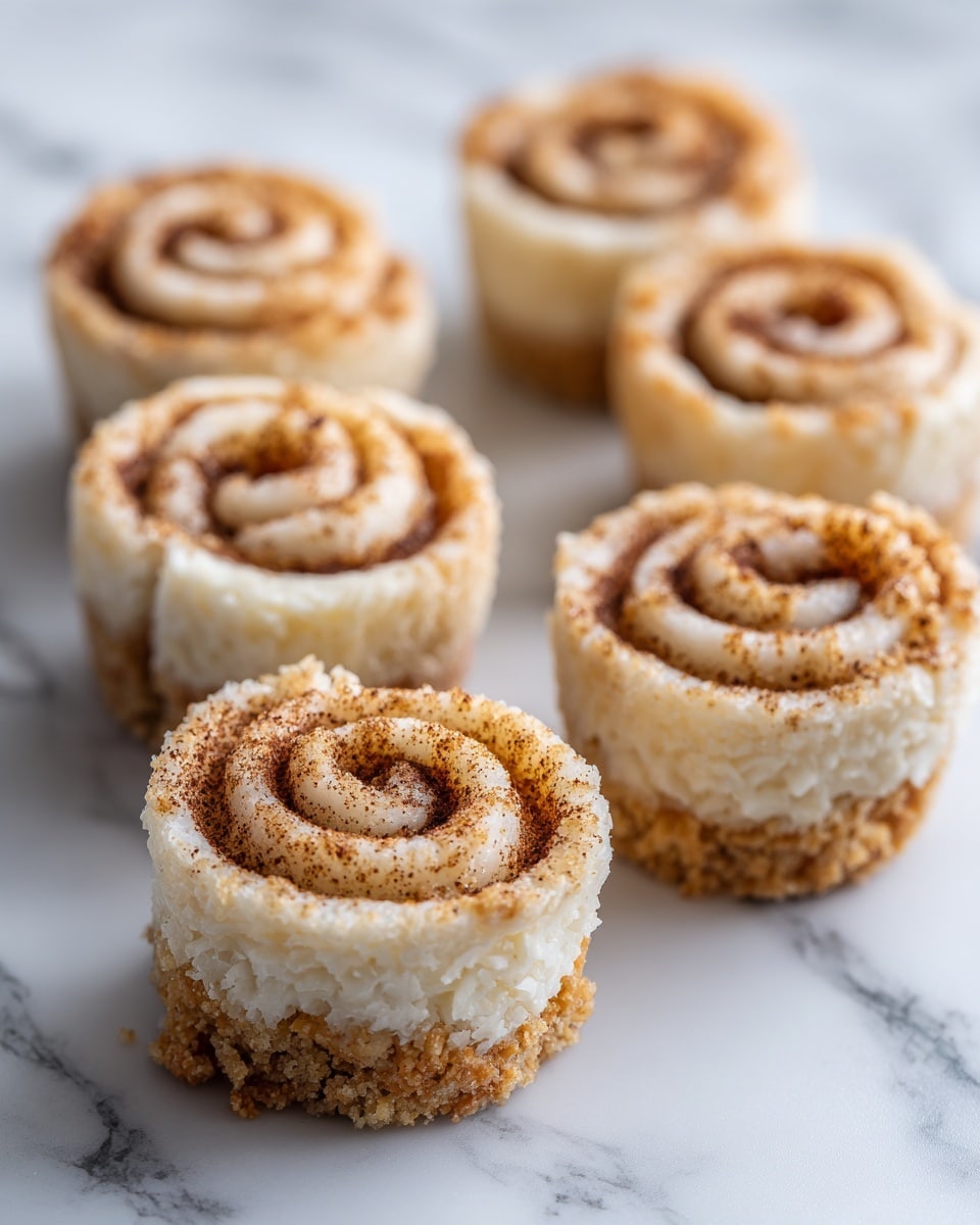 Mini Cinnamon Roll Cheesecakes Recipe 5 Mini Cinnamon Roll Cheesecakes Recipe - Recipe Image