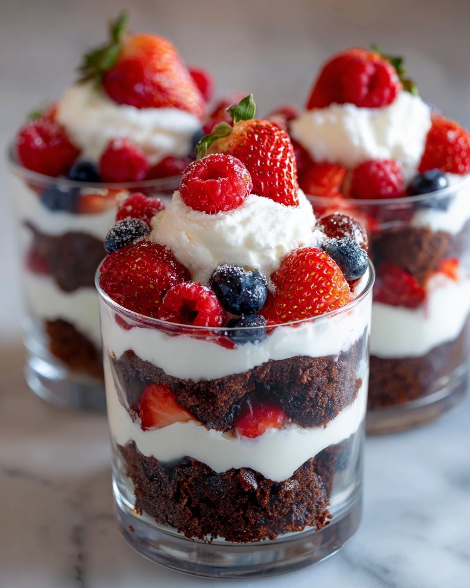 Raspberry Fudge Brownie Trifle Recipe 5 Raspberry Fudge Brownie Trifle Recipe - Recipe Image