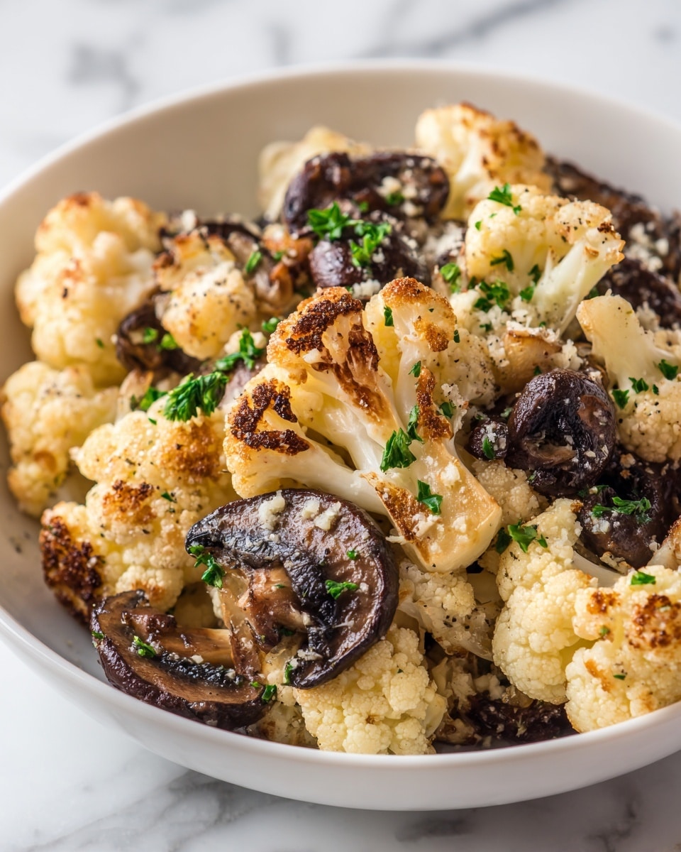 Garlic Cauliflower Mushroom Skillet: Easy One-Pan Recipe 5 Garlic Cauliflower Mushroom Skillet: Easy One-Pan Recipe - Recipe Image