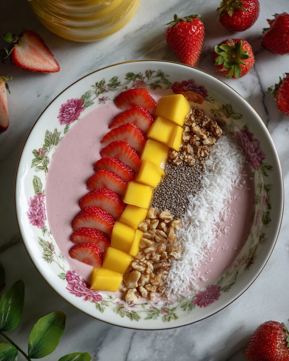 Strawberry Smoothie Bowl Recipe 5 Strawberry Smoothie Bowl Recipe - Recipe Image