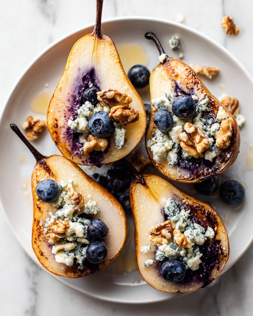 Baked Pears with Berries, Honey, Walnuts & Blue Cheese Recipe 5 Baked Pears with Berries, Honey, Walnuts & Blue Cheese Recipe - Recipe Image