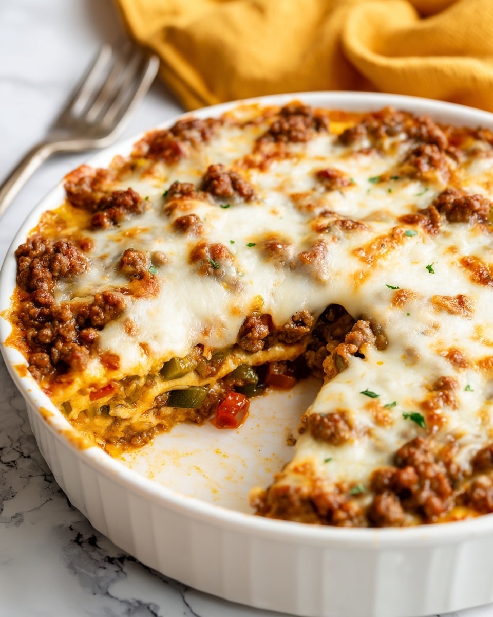 Cheesy Low-Carb Taco Casserole Recipe 5 Cheesy Low-Carb Taco Casserole Recipe - Recipe Image