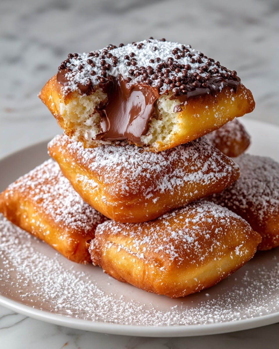 Air Fryer Nutella Stuffed Beignets Recipe 5 Air Fryer Nutella Stuffed Beignets Recipe - Recipe Image
