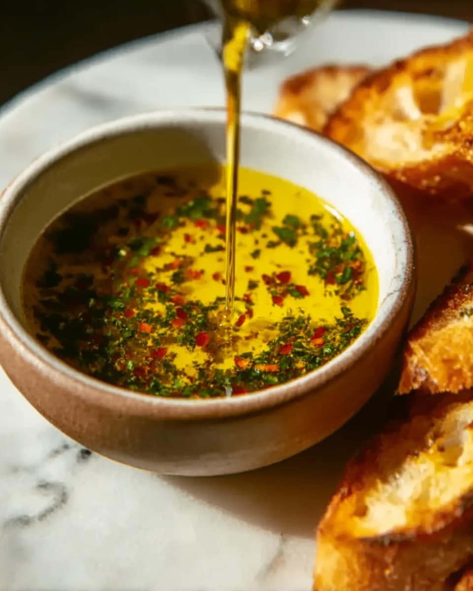 Olive Oil Dip with Warm Bread Recipe 6 Olive Oil Dip with Warm Bread Recipe - Recipe Image