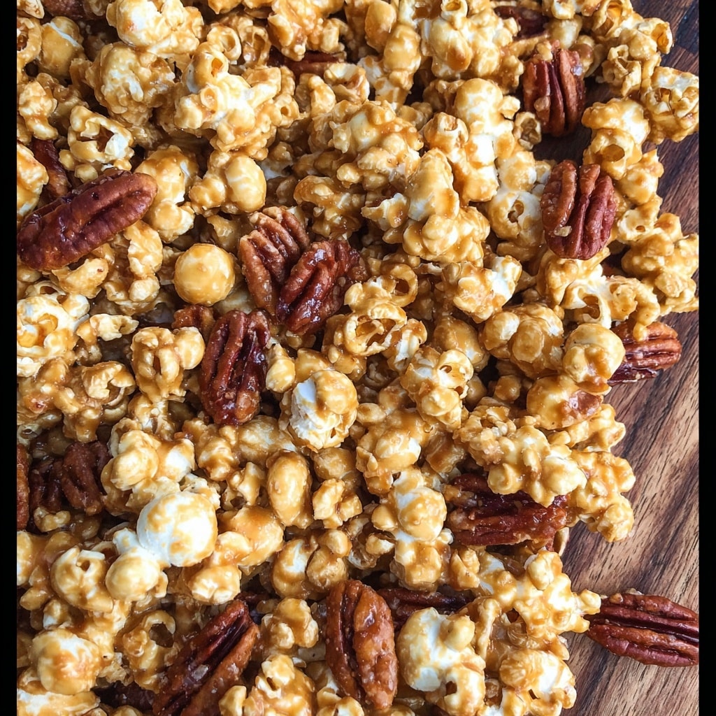 Praline Popcorn with Pecans Recipe