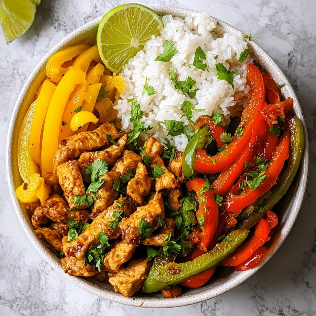 Chicken Fajita Bowl Recipe 6 Chicken Fajita Bowl Recipe - Recipe Image